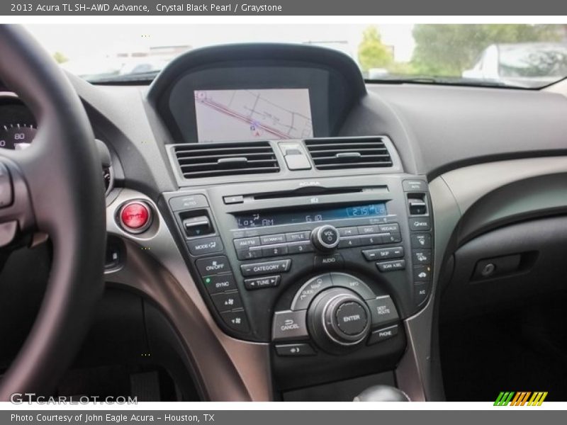 Crystal Black Pearl / Graystone 2013 Acura TL SH-AWD Advance