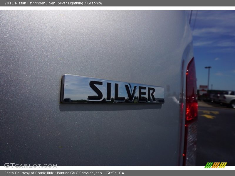 Silver Lightning / Graphite 2011 Nissan Pathfinder Silver