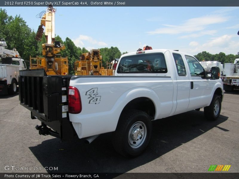 Oxford White / Steel 2012 Ford F250 Super Duty XLT SuperCab 4x4