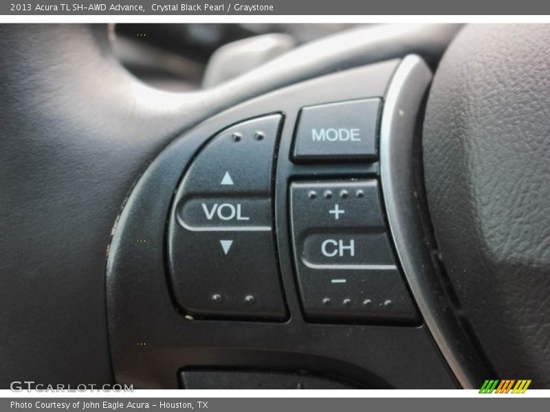 Crystal Black Pearl / Graystone 2013 Acura TL SH-AWD Advance