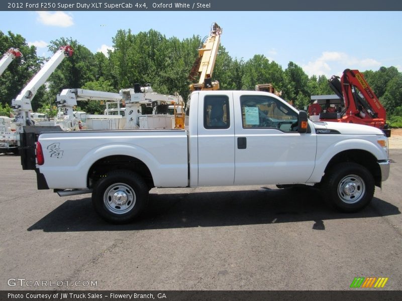 Oxford White / Steel 2012 Ford F250 Super Duty XLT SuperCab 4x4