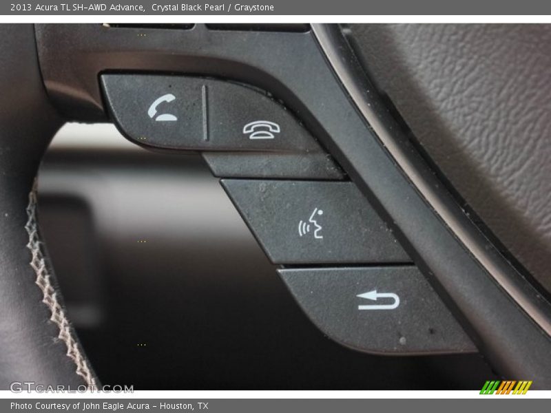 Crystal Black Pearl / Graystone 2013 Acura TL SH-AWD Advance