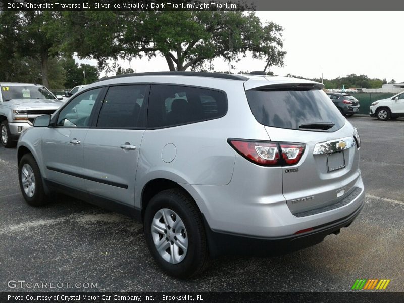 Silver Ice Metallic / Dark Titanium/Light Titanium 2017 Chevrolet Traverse LS