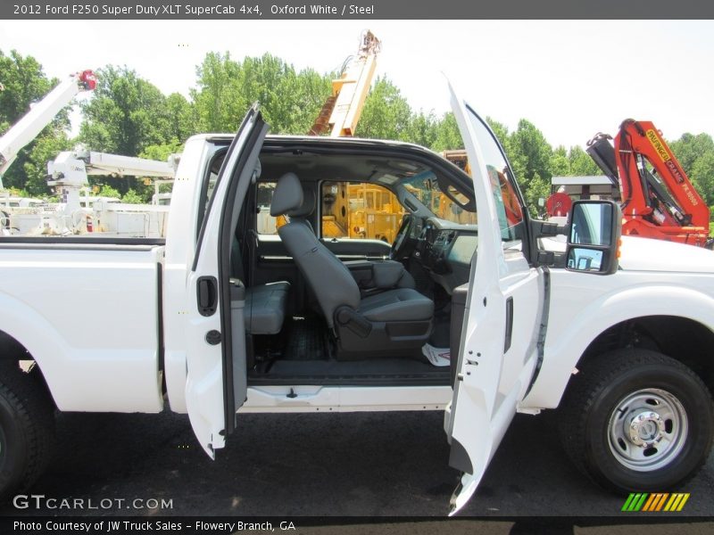Oxford White / Steel 2012 Ford F250 Super Duty XLT SuperCab 4x4