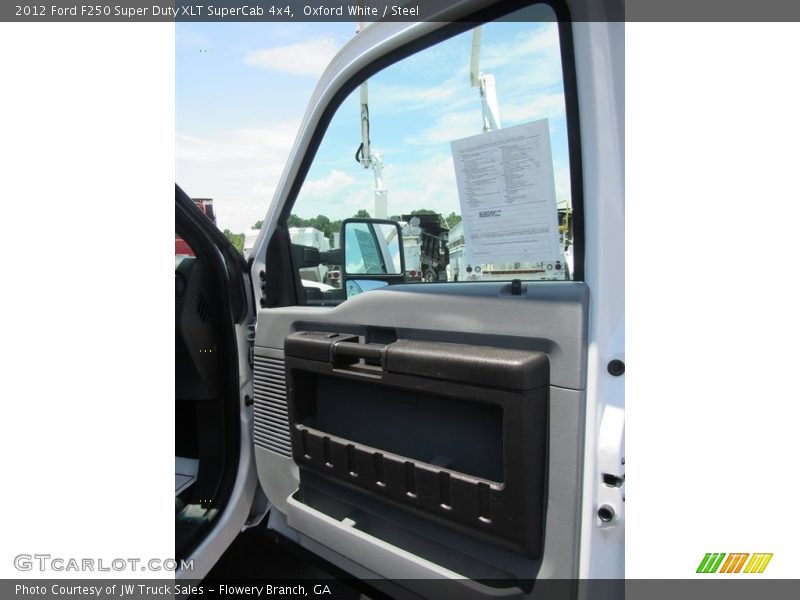 Oxford White / Steel 2012 Ford F250 Super Duty XLT SuperCab 4x4