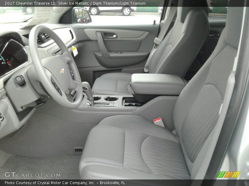 Silver Ice Metallic / Dark Titanium/Light Titanium 2017 Chevrolet Traverse LS
