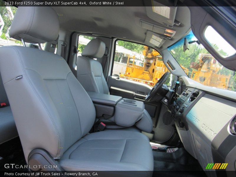 Oxford White / Steel 2012 Ford F250 Super Duty XLT SuperCab 4x4