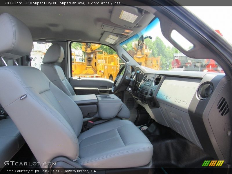 Oxford White / Steel 2012 Ford F250 Super Duty XLT SuperCab 4x4