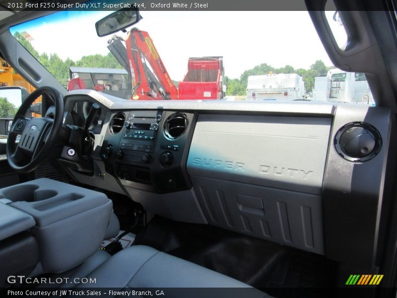 Oxford White / Steel 2012 Ford F250 Super Duty XLT SuperCab 4x4
