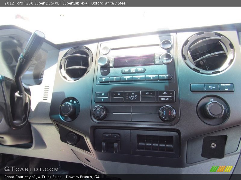 Oxford White / Steel 2012 Ford F250 Super Duty XLT SuperCab 4x4