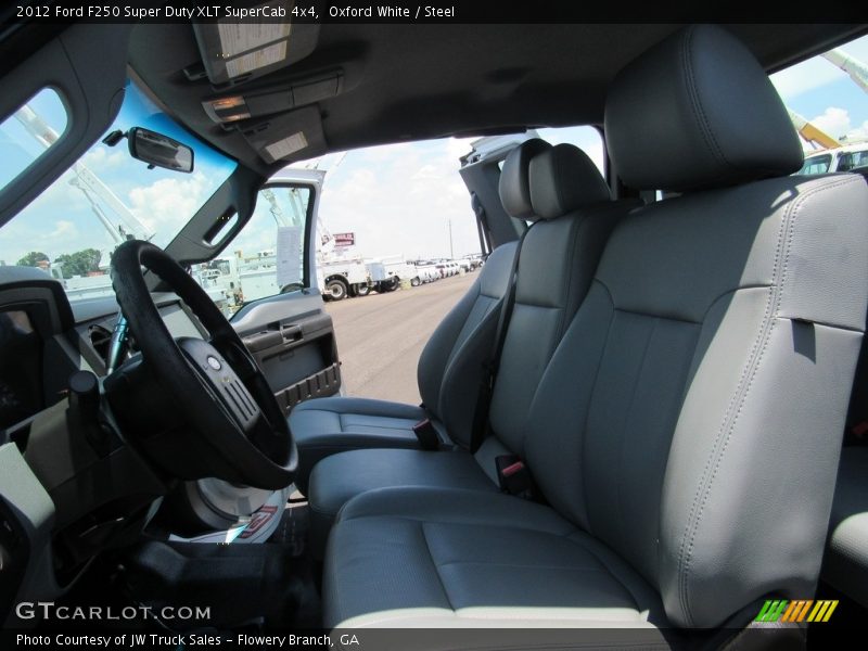 Oxford White / Steel 2012 Ford F250 Super Duty XLT SuperCab 4x4