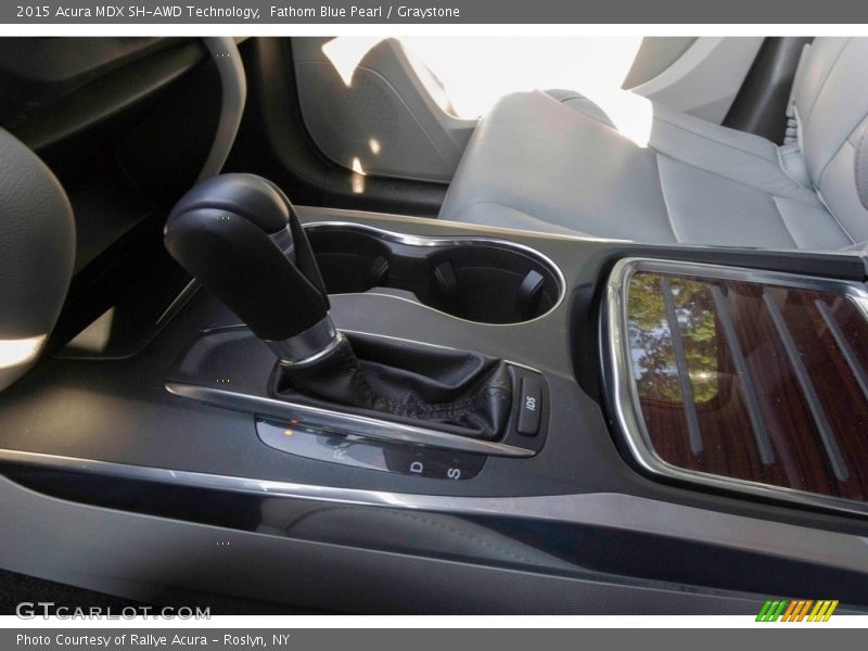 Fathom Blue Pearl / Graystone 2015 Acura MDX SH-AWD Technology