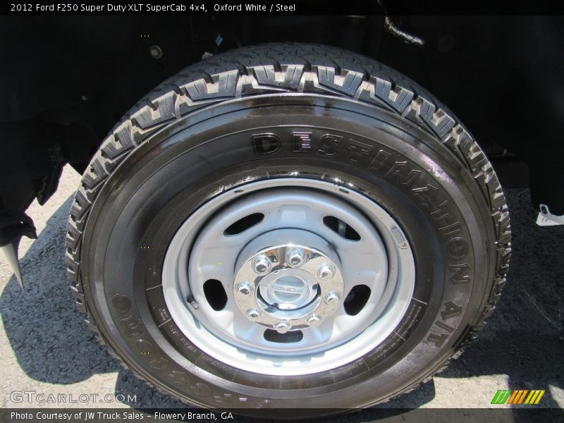 Oxford White / Steel 2012 Ford F250 Super Duty XLT SuperCab 4x4