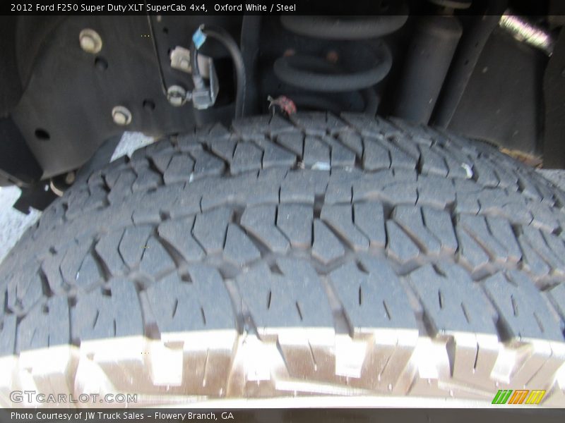 Oxford White / Steel 2012 Ford F250 Super Duty XLT SuperCab 4x4