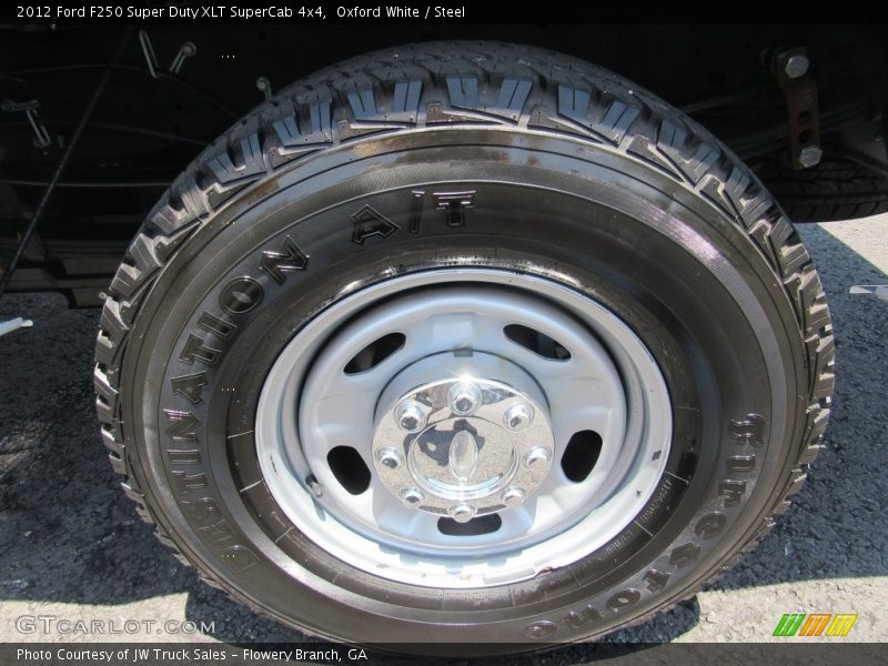 Oxford White / Steel 2012 Ford F250 Super Duty XLT SuperCab 4x4