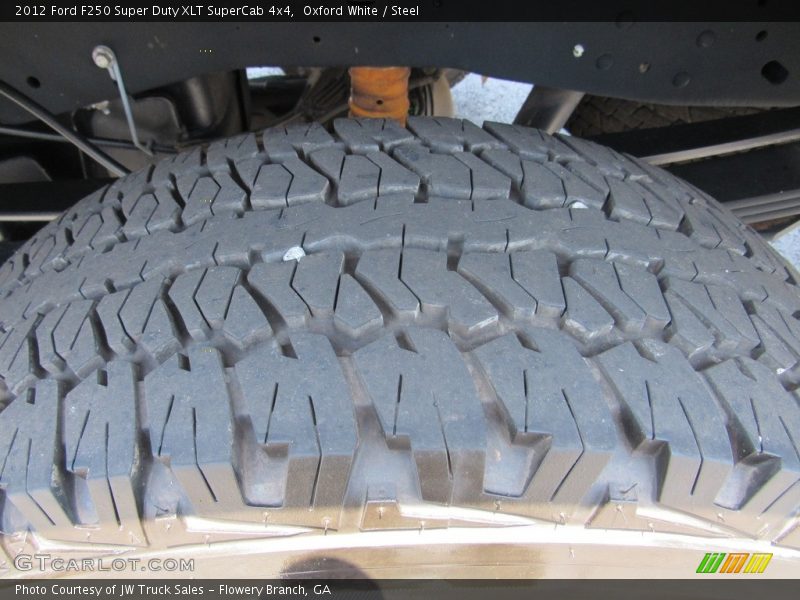 Oxford White / Steel 2012 Ford F250 Super Duty XLT SuperCab 4x4