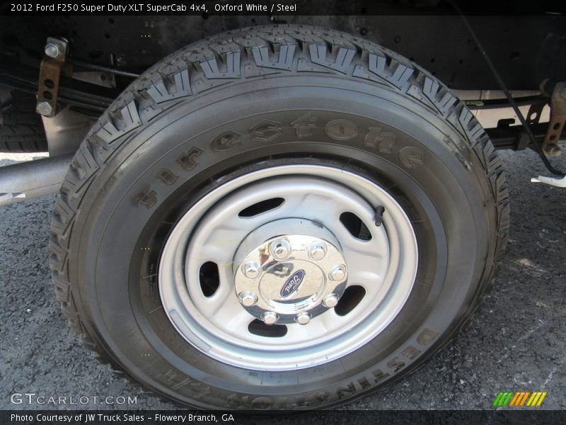Oxford White / Steel 2012 Ford F250 Super Duty XLT SuperCab 4x4
