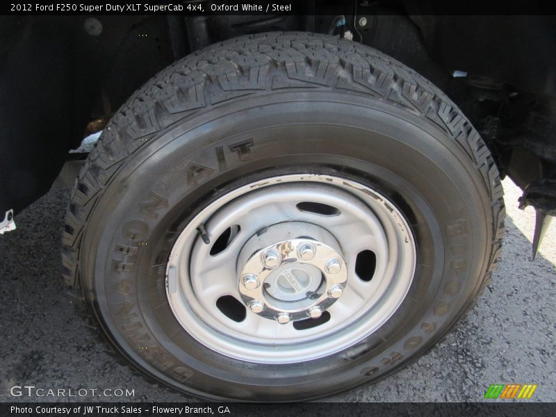 Oxford White / Steel 2012 Ford F250 Super Duty XLT SuperCab 4x4