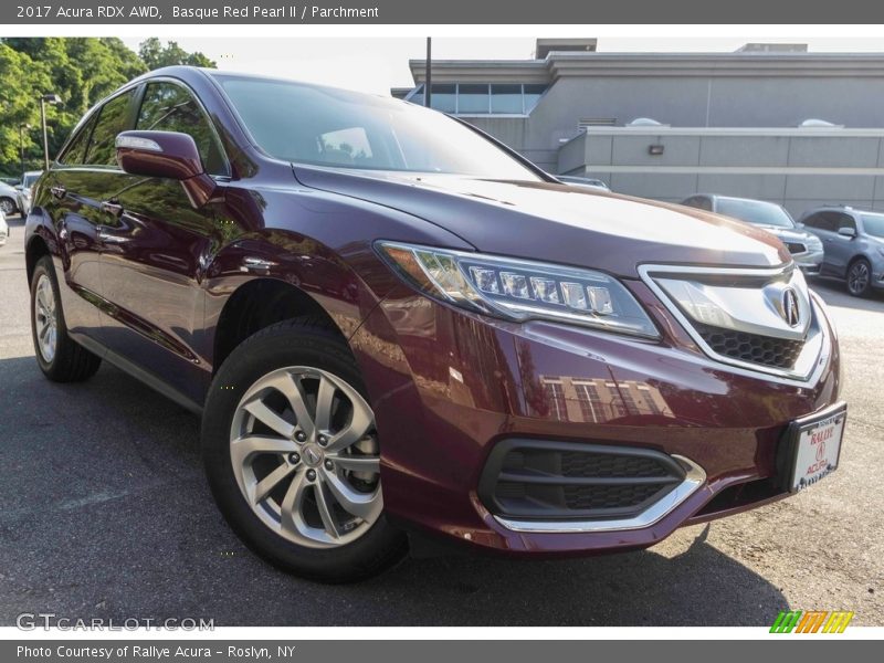 Basque Red Pearl II / Parchment 2017 Acura RDX AWD