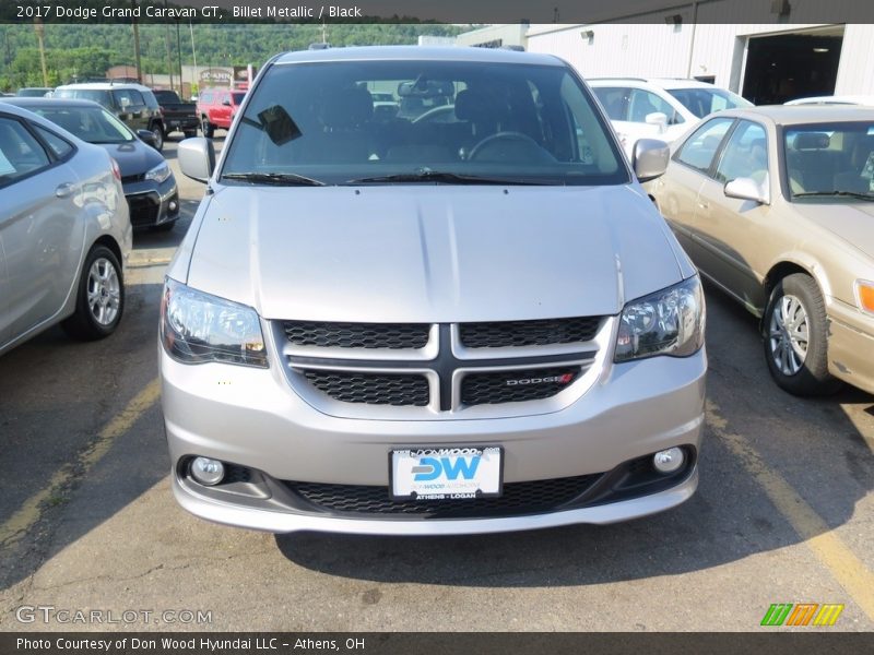 Billet Metallic / Black 2017 Dodge Grand Caravan GT