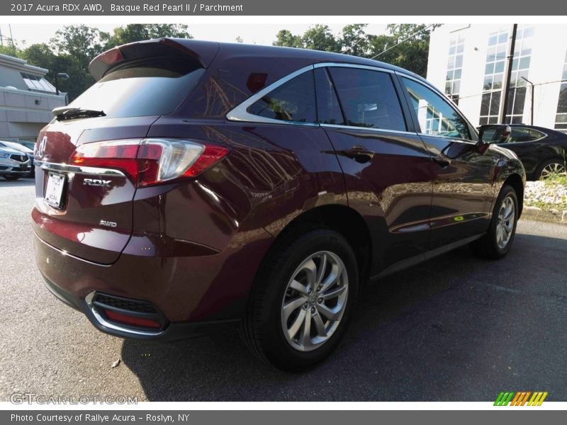 Basque Red Pearl II / Parchment 2017 Acura RDX AWD