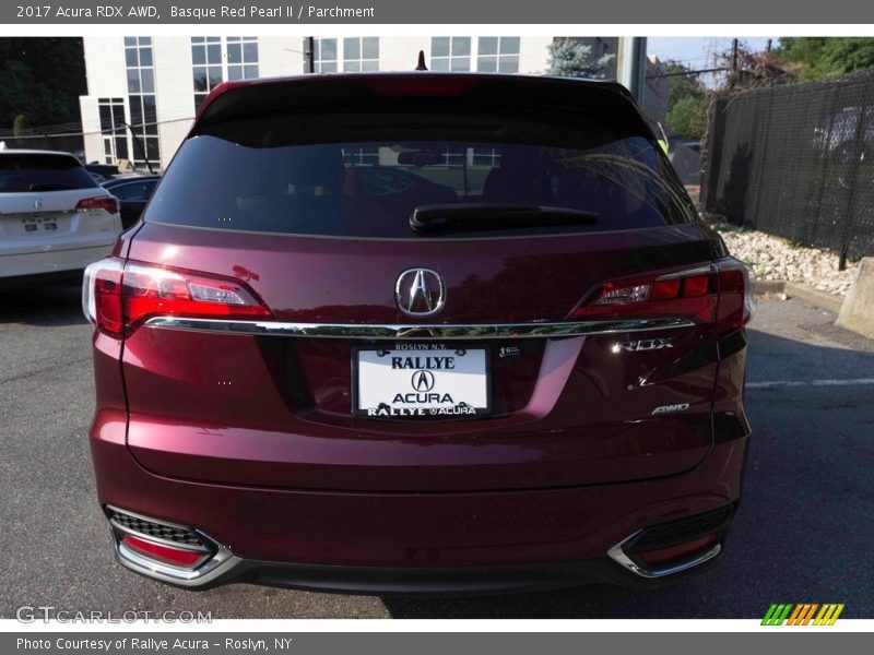 Basque Red Pearl II / Parchment 2017 Acura RDX AWD