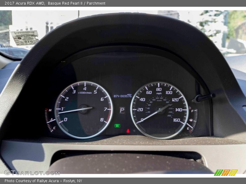 Basque Red Pearl II / Parchment 2017 Acura RDX AWD