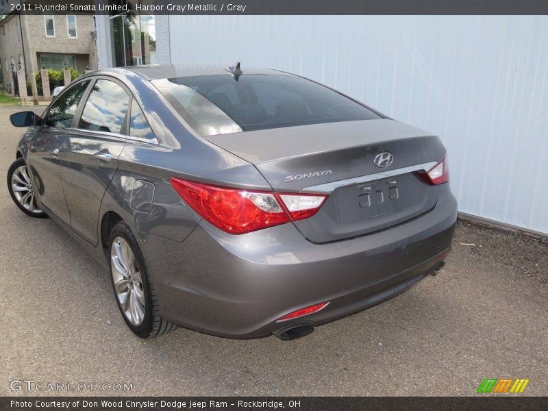 Harbor Gray Metallic / Gray 2011 Hyundai Sonata Limited