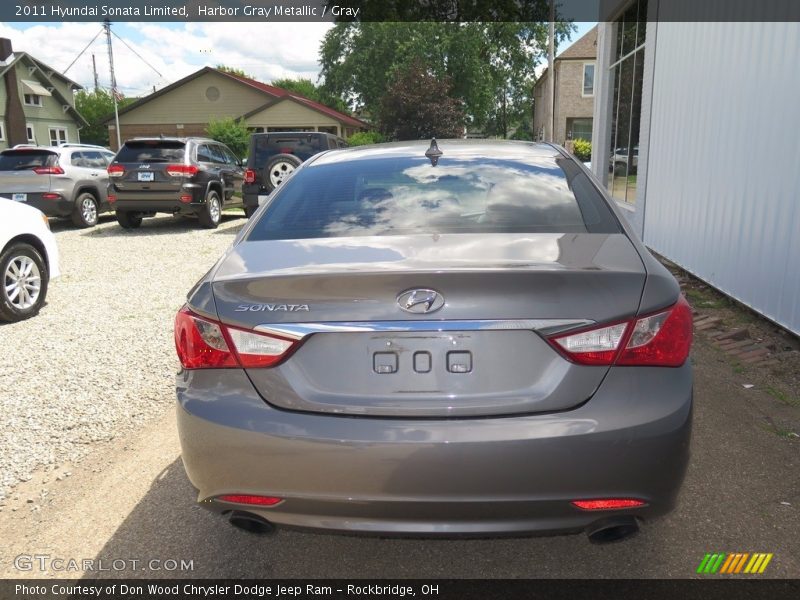 Harbor Gray Metallic / Gray 2011 Hyundai Sonata Limited