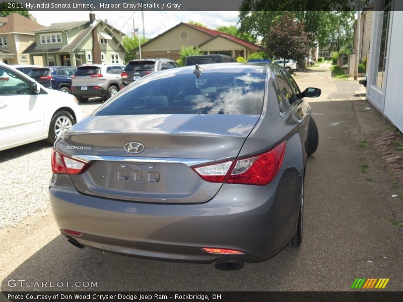 Harbor Gray Metallic / Gray 2011 Hyundai Sonata Limited