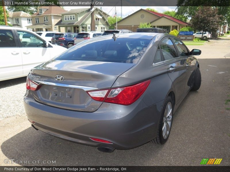 Harbor Gray Metallic / Gray 2011 Hyundai Sonata Limited