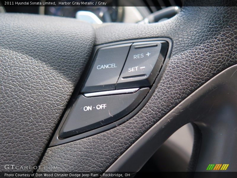 Harbor Gray Metallic / Gray 2011 Hyundai Sonata Limited