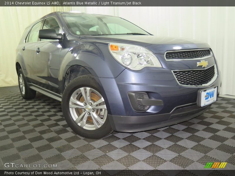 Atlantis Blue Metallic / Light Titanium/Jet Black 2014 Chevrolet Equinox LS AWD