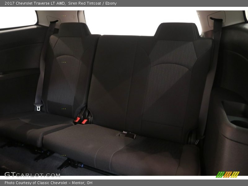 Siren Red Tintcoat / Ebony 2017 Chevrolet Traverse LT AWD
