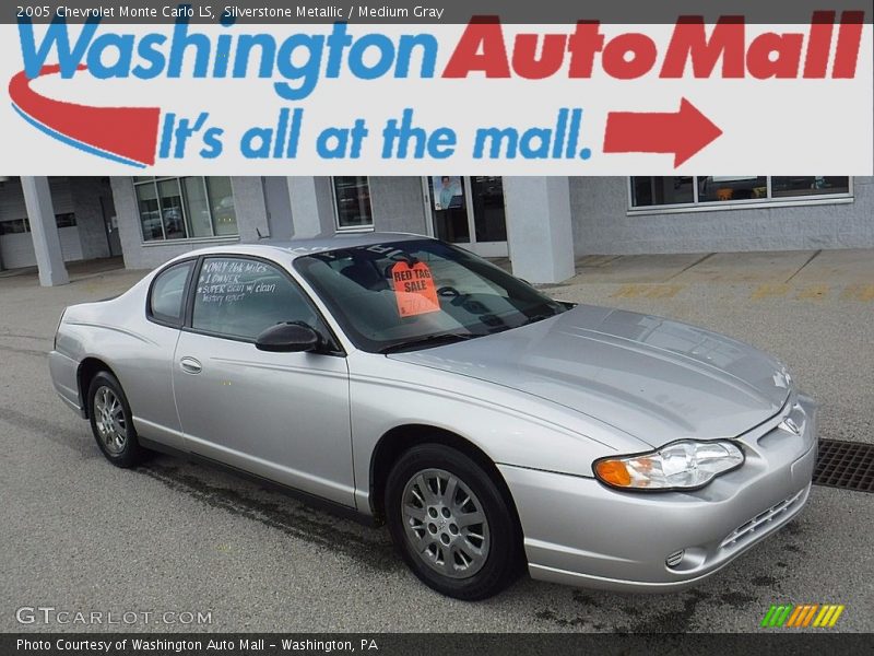 Silverstone Metallic / Medium Gray 2005 Chevrolet Monte Carlo LS