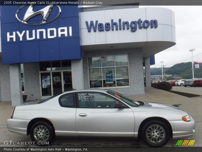 Silverstone Metallic / Medium Gray 2005 Chevrolet Monte Carlo LS