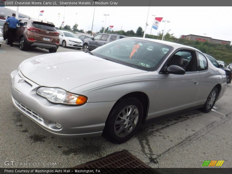 Silverstone Metallic / Medium Gray 2005 Chevrolet Monte Carlo LS