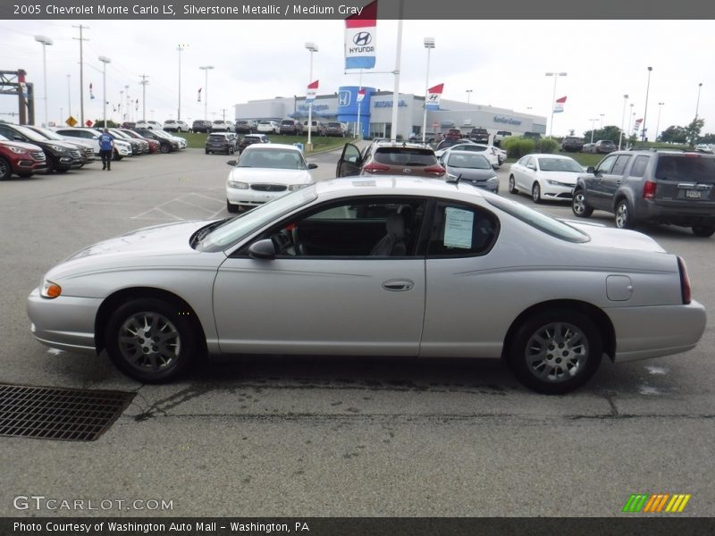 Silverstone Metallic / Medium Gray 2005 Chevrolet Monte Carlo LS