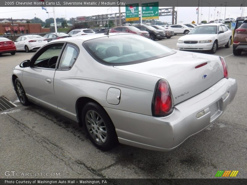 Silverstone Metallic / Medium Gray 2005 Chevrolet Monte Carlo LS