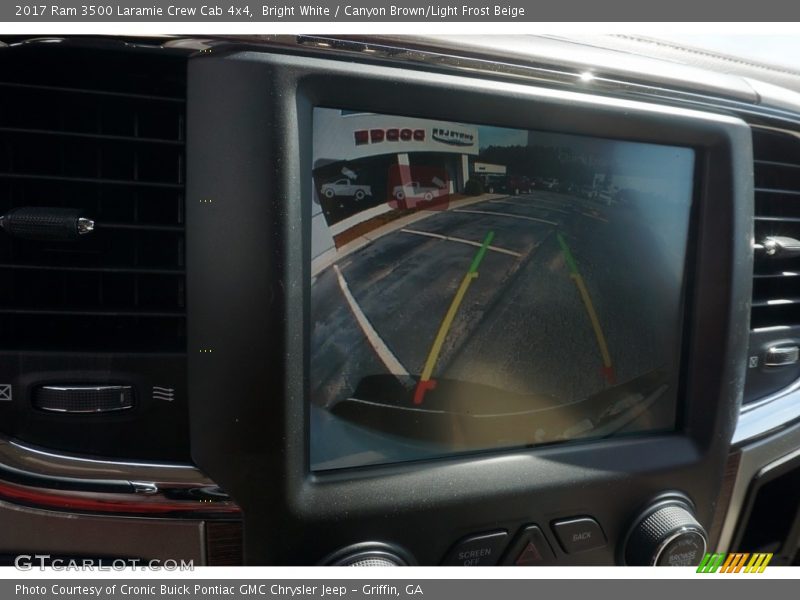 Bright White / Canyon Brown/Light Frost Beige 2017 Ram 3500 Laramie Crew Cab 4x4