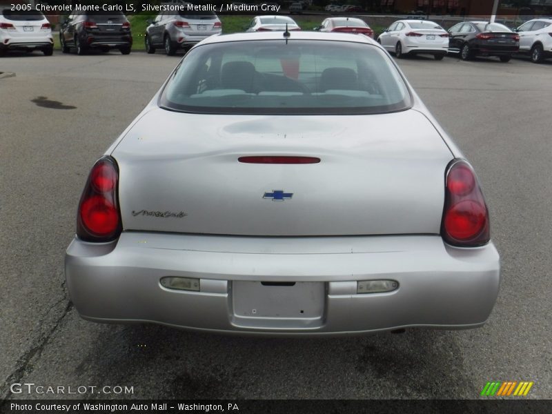 Silverstone Metallic / Medium Gray 2005 Chevrolet Monte Carlo LS