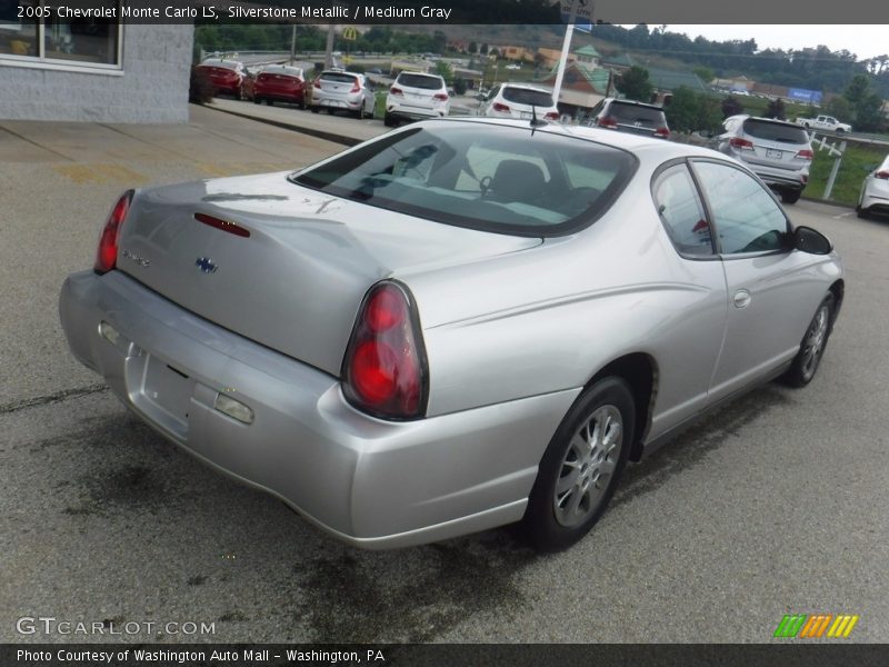 Silverstone Metallic / Medium Gray 2005 Chevrolet Monte Carlo LS