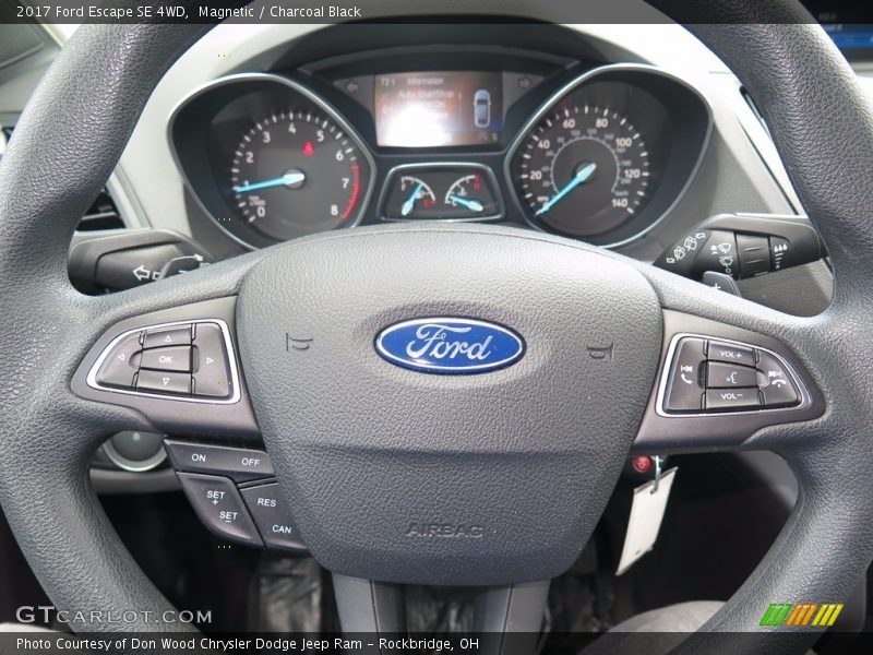 Magnetic / Charcoal Black 2017 Ford Escape SE 4WD