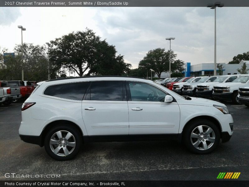Summit White / Ebony/Saddle Up 2017 Chevrolet Traverse Premier