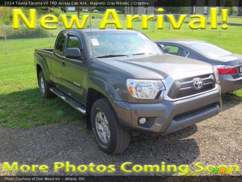 Magnetic Gray Metallic / Graphite 2014 Toyota Tacoma V6 TRD Access Cab 4x4