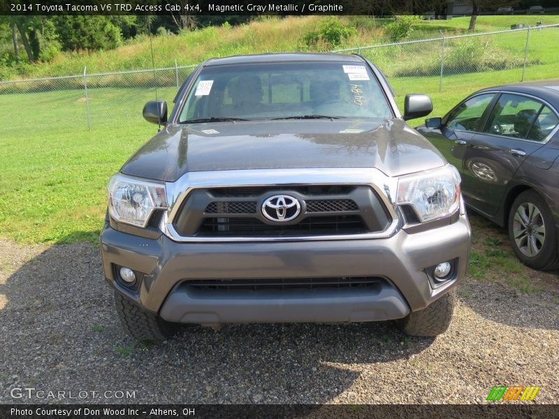 Magnetic Gray Metallic / Graphite 2014 Toyota Tacoma V6 TRD Access Cab 4x4