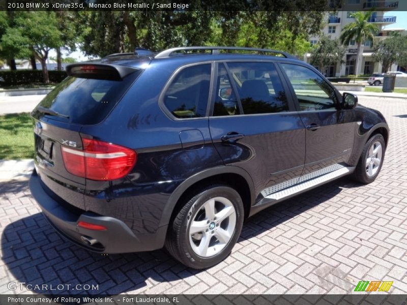 Monaco Blue Metallic / Sand Beige 2010 BMW X5 xDrive35d