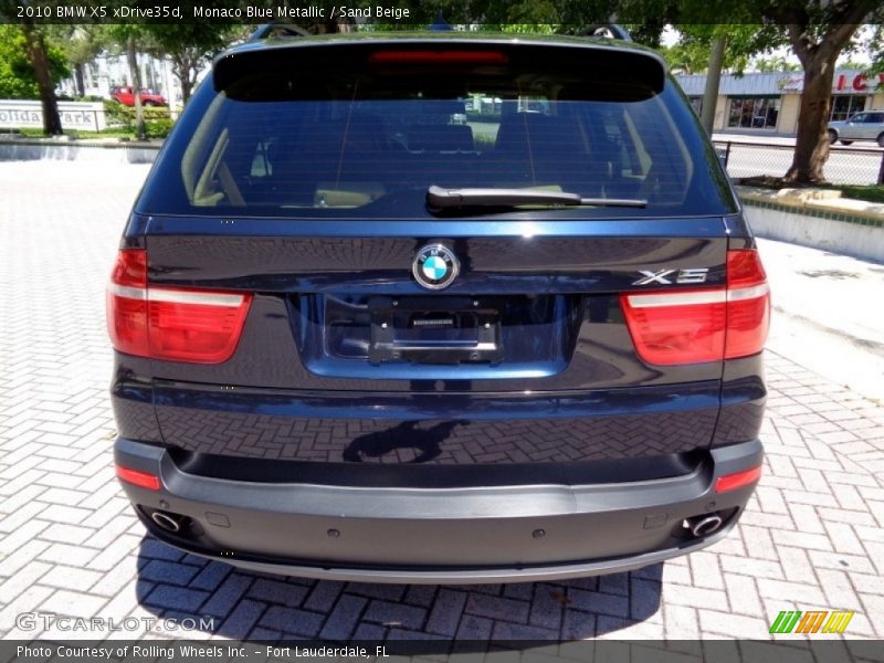 Monaco Blue Metallic / Sand Beige 2010 BMW X5 xDrive35d