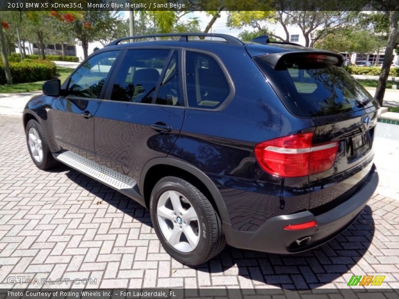 Monaco Blue Metallic / Sand Beige 2010 BMW X5 xDrive35d