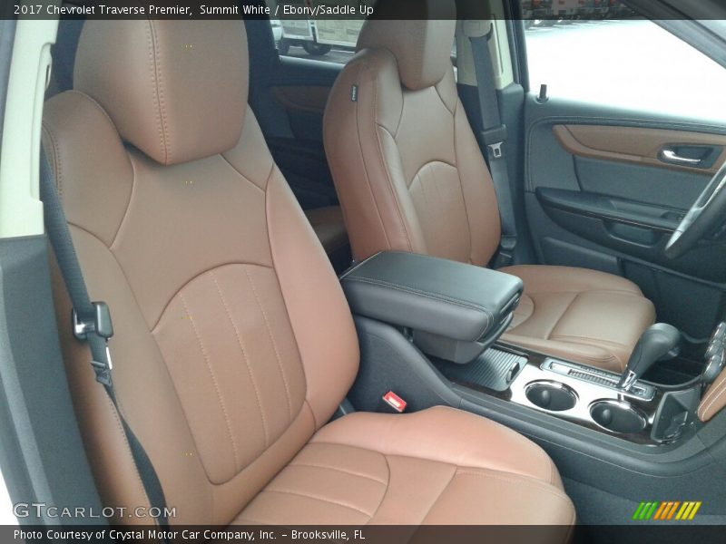 Summit White / Ebony/Saddle Up 2017 Chevrolet Traverse Premier